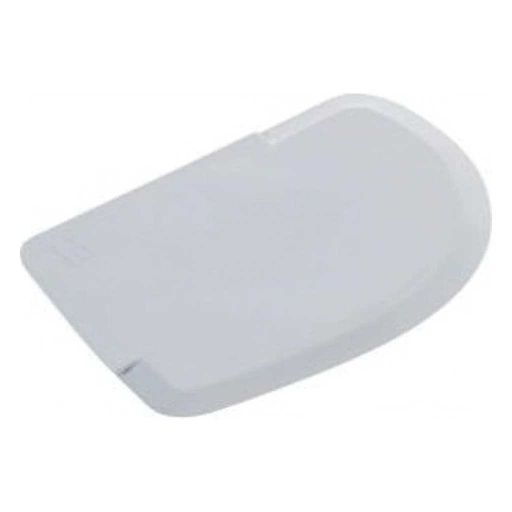 Oval Plastic Scraper, White, 12.5x9 cm (50RTA2)