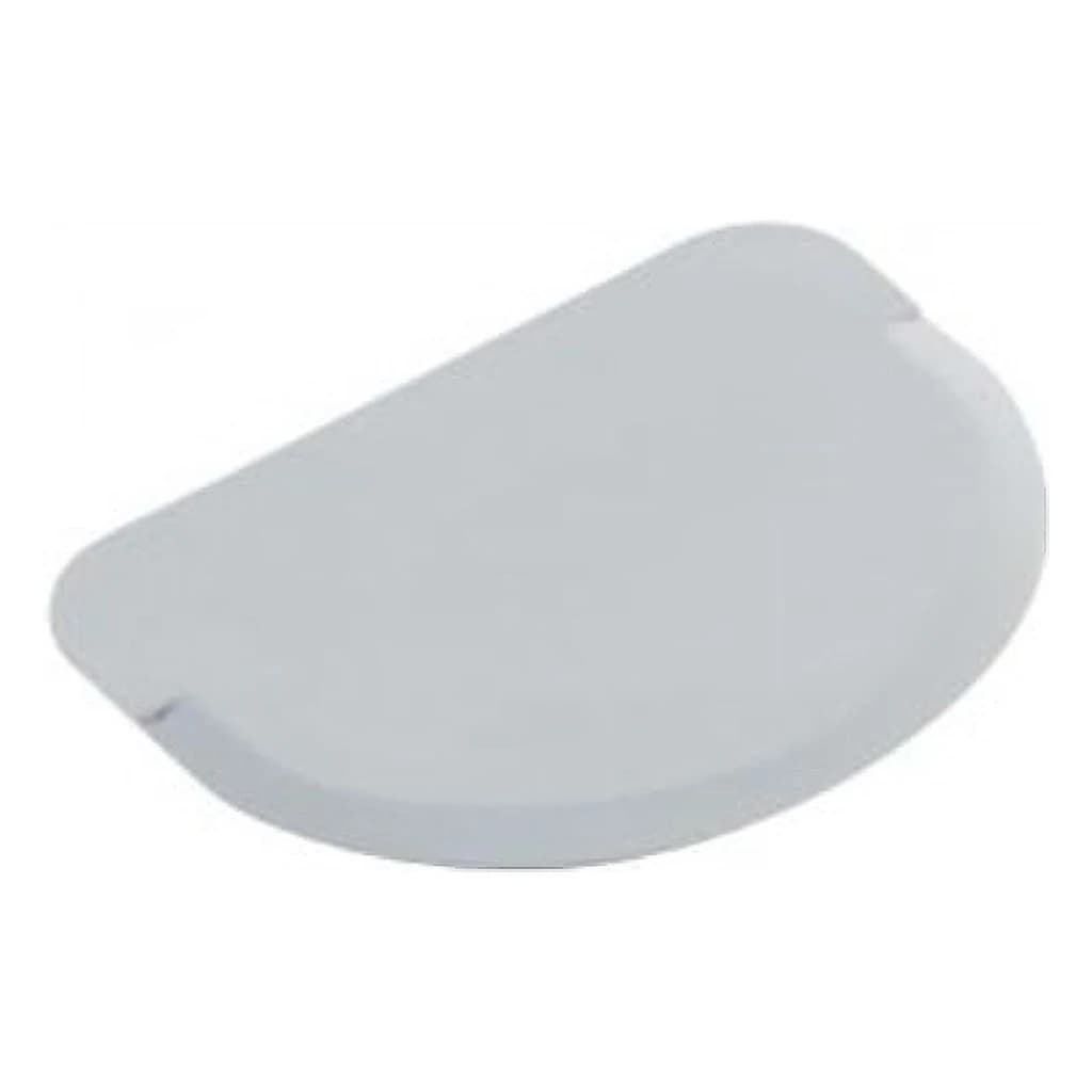 Oval Plastic Scraper, White, 12x9 cm (50RTP2)