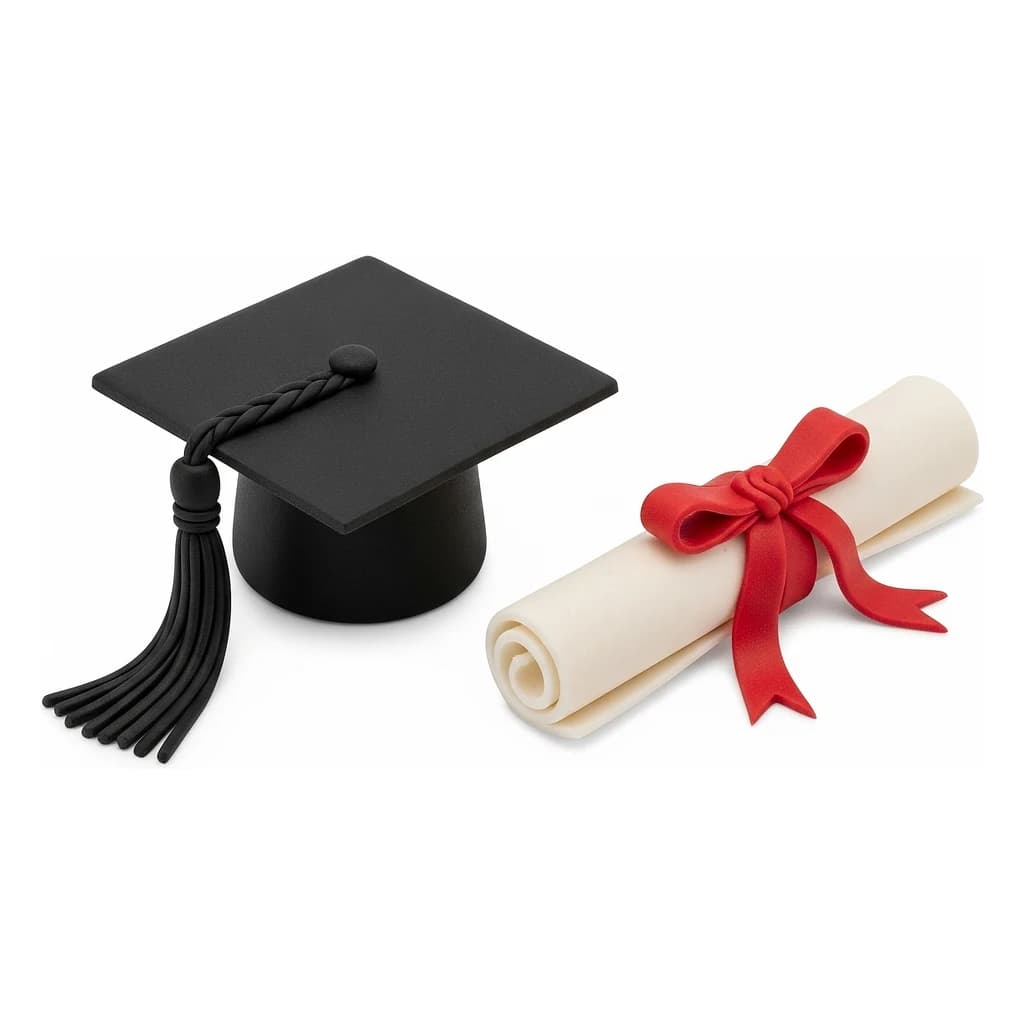 Cap small and diploma set