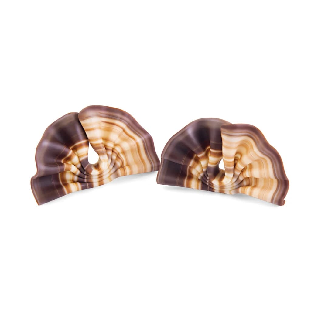 Chocolate Decor Fan Marble 30×50 mm 333 pc