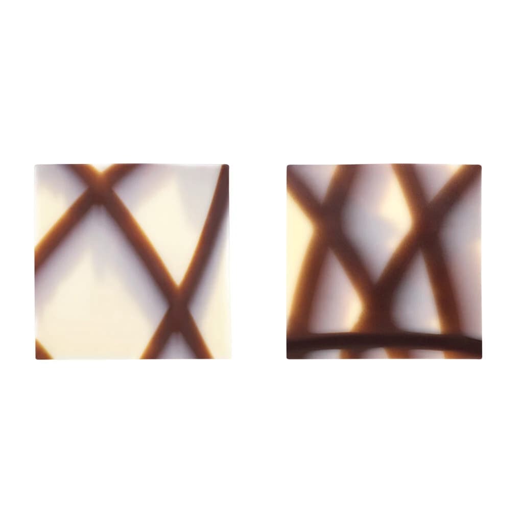 Choc Decor. Square Marble 40x40 mm (390 pc)