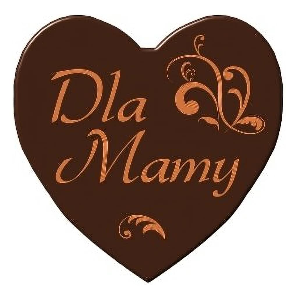 Choc. Decor. Heart 40 mm – for Mum (90 pc)