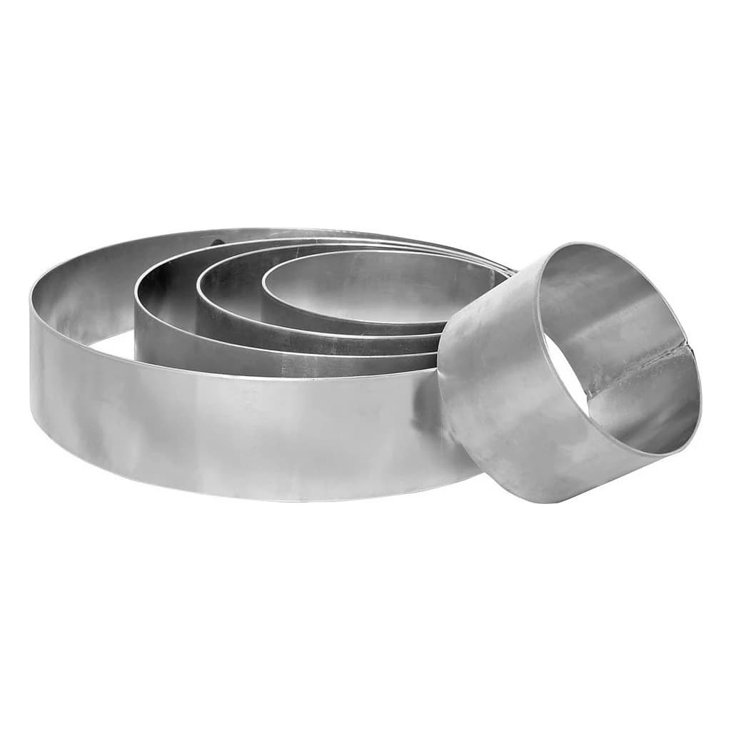 Aluminum Edge, Diam. 10 cm, H 6 cm