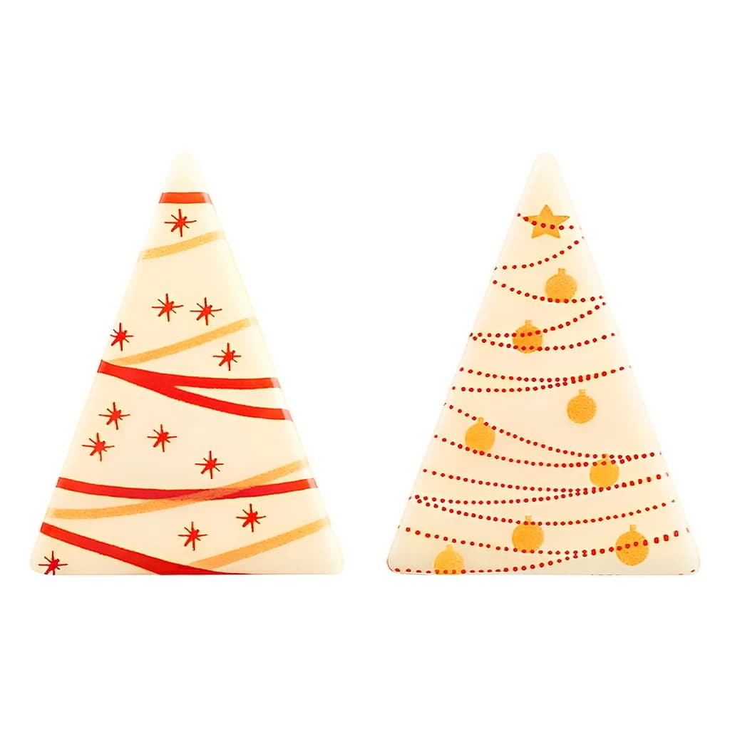 Choc. Decor. Red Christmas Set 48 mm (252 pc)