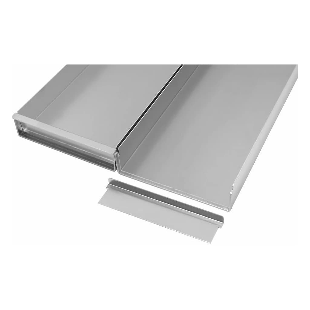 Aluminum Tray 60x40 cm, H 5 cm, Rim with S-Type Closure