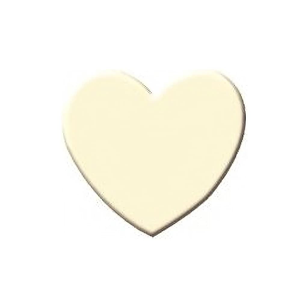 Choc Decor. White Hearts 20 mm (250 pc)