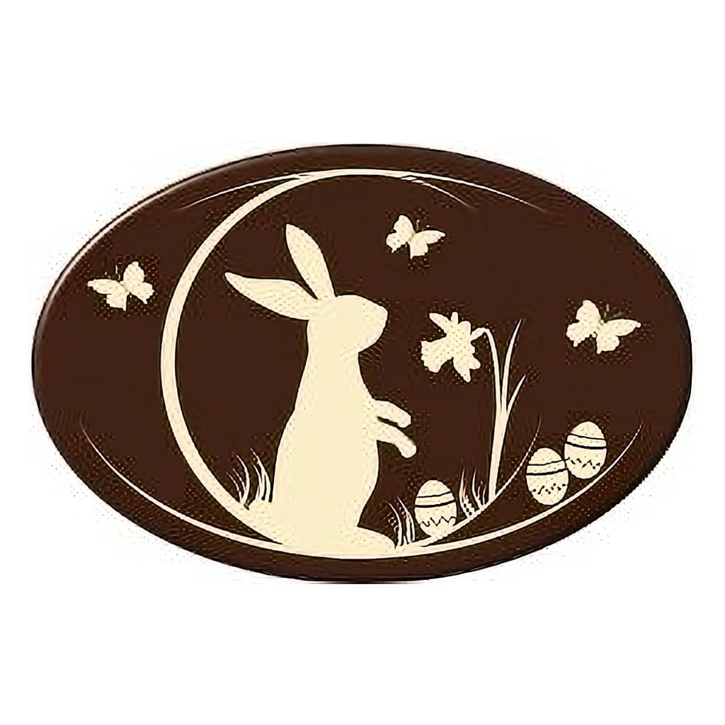 Choc Decor. Oval 30x20 mm (140 pc)