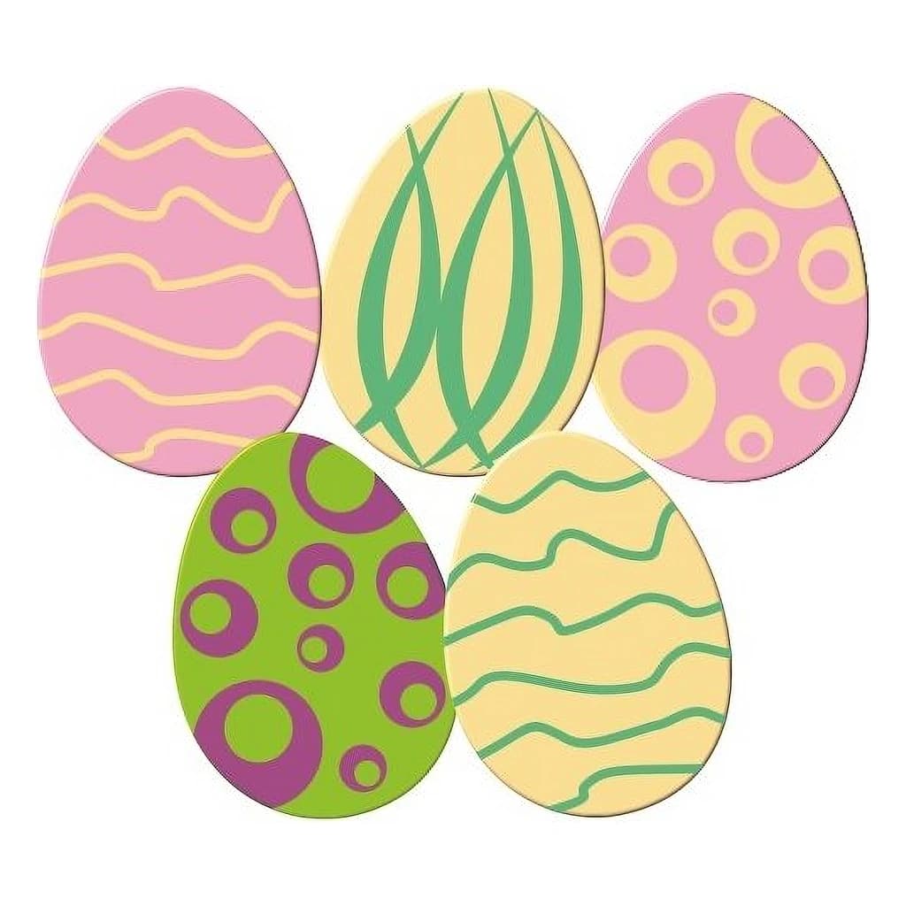 Choc. Decor. Egg 45 mm Mix of Colors (80 pc)