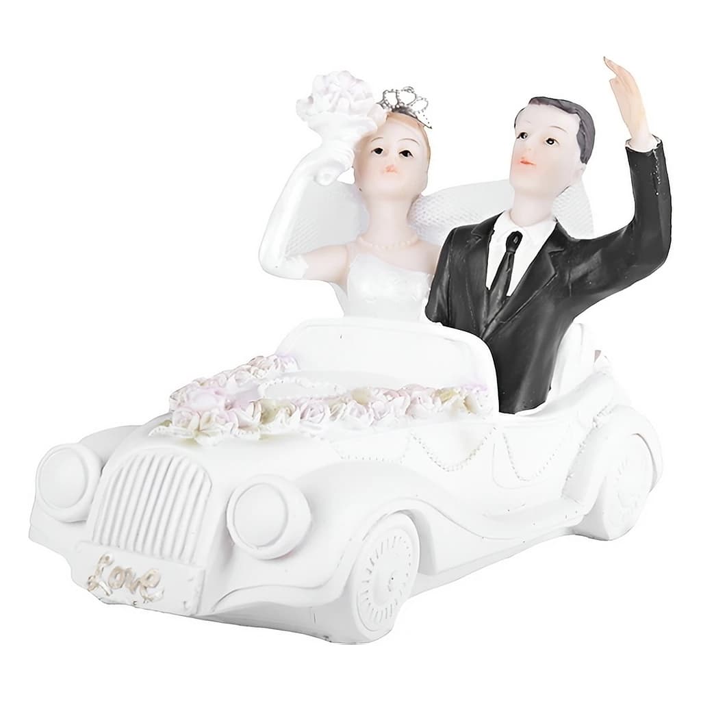 Fig. Newly-Weds in a Car 10.5 cm