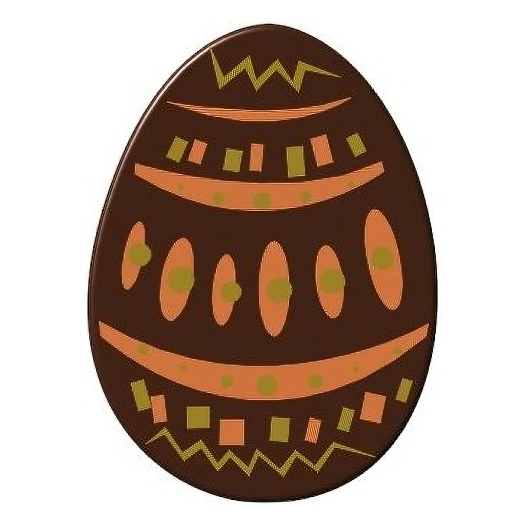 Choc. Decor. Egg Honey Pattern 45 mm (80 pc)