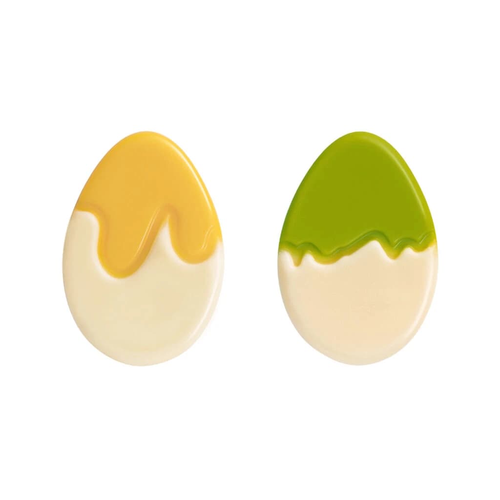 Choc. Decor. Easter Eggs Dark Set 27×39 mm (216 pc)