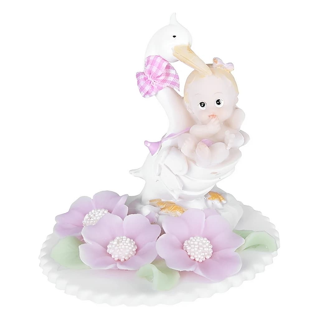 Decorations for Baptism Pink 10x9 cm