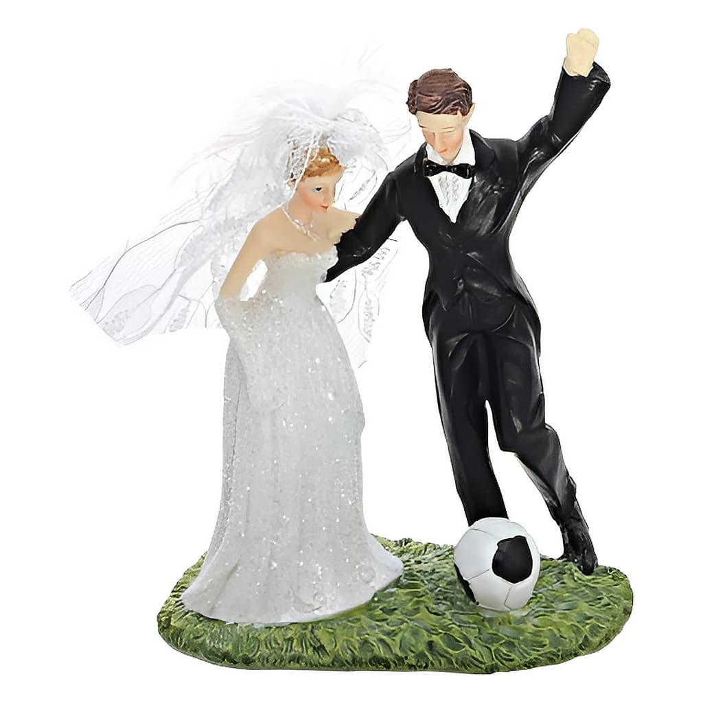 Fig. Newly-Weds with Soccer Ball 14 cm