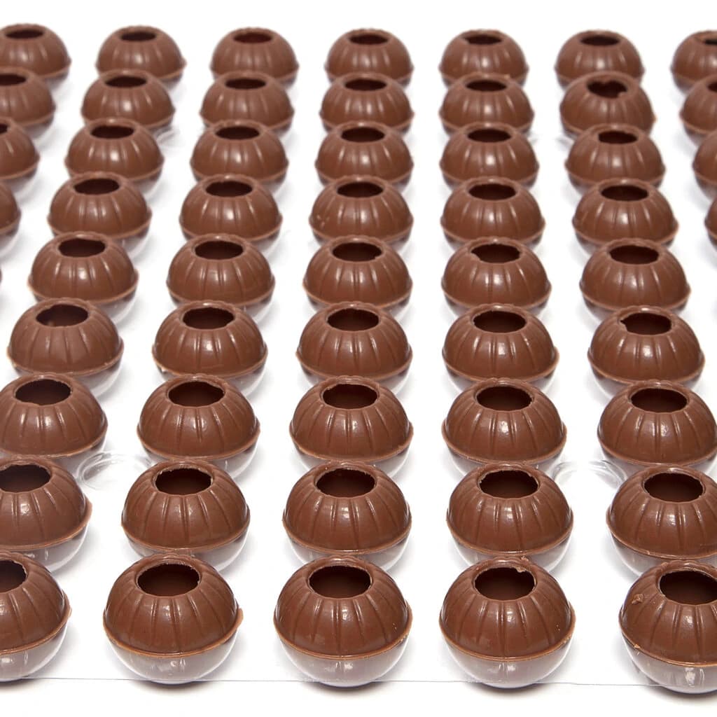 Choc Cups Truffle Shell Milk 25 mm (504 pc)
