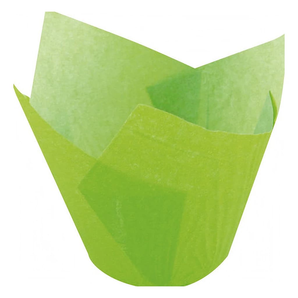 Tulip Muffin Case green 80x50 mm (200 pc)