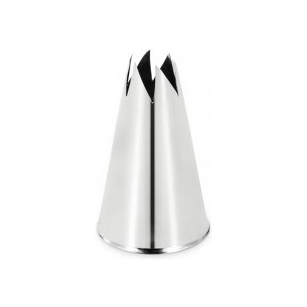 Stainless Open Star Tip, Diam. 15 mm/9Z, H 50 mm (18098 “Rose”)
