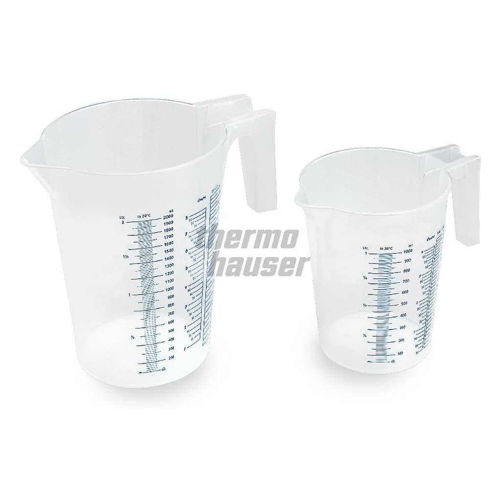 Plastic Measuring Cup (48162), 1000 ml, Blue Scale