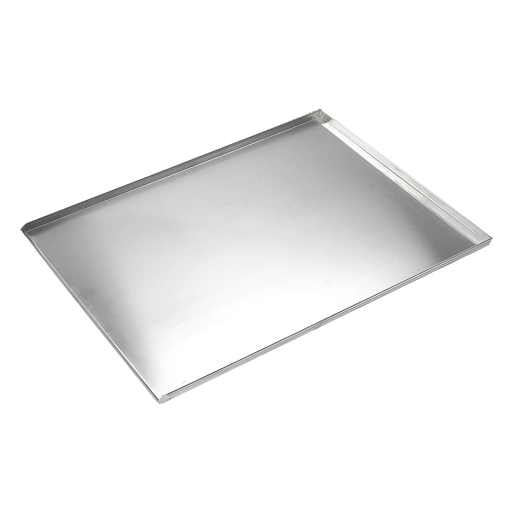 Aluminum Tray 60x40 cm, H 2.5 cm, 3-Rim