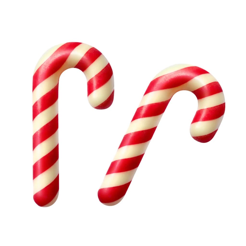 Choc. Decor. Christmas Candy Cane 24×48 mm (144 pc)
