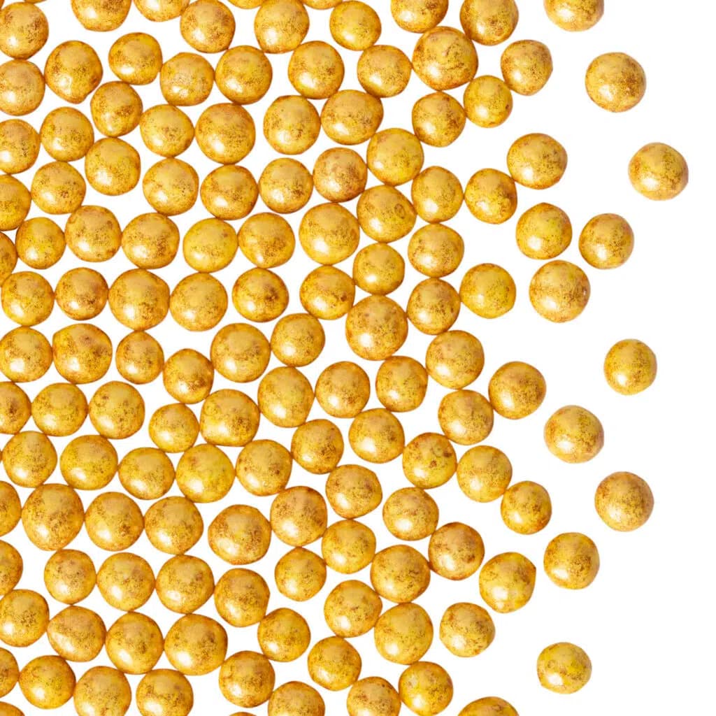Gold Sugar Pearls Modern 4 mm 1.2 kg