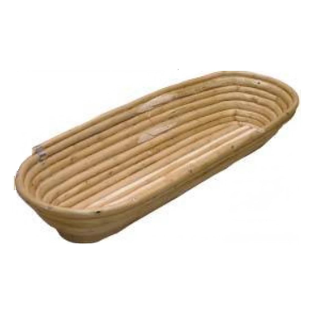 Wooden Proofing Basket, Oval, 2 kg, 46x17 cm