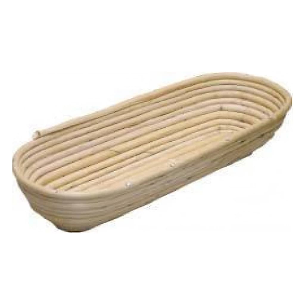 Wooden Proofing Basket, Oval, 1 kg, 37x13 cm