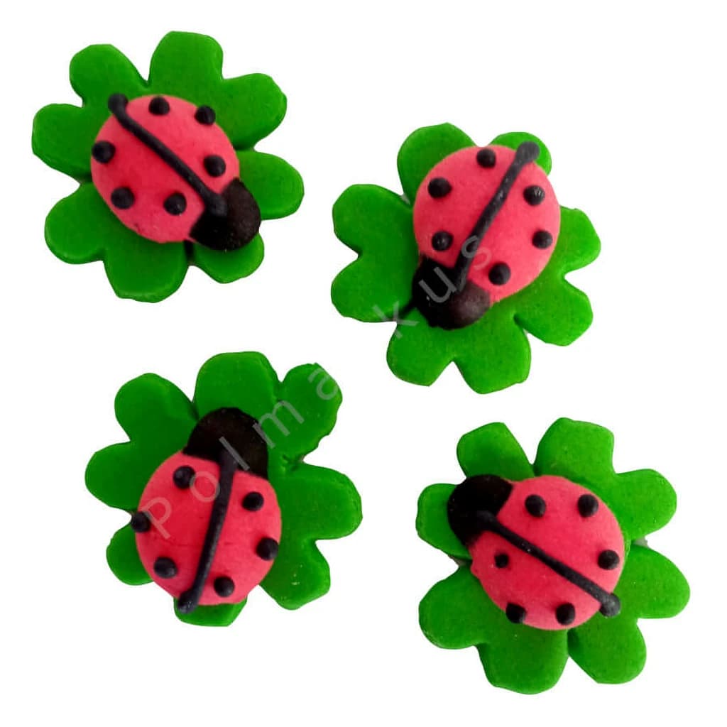 Cake sugar figurine Ladybug 2.8 cm (50 pc) 073