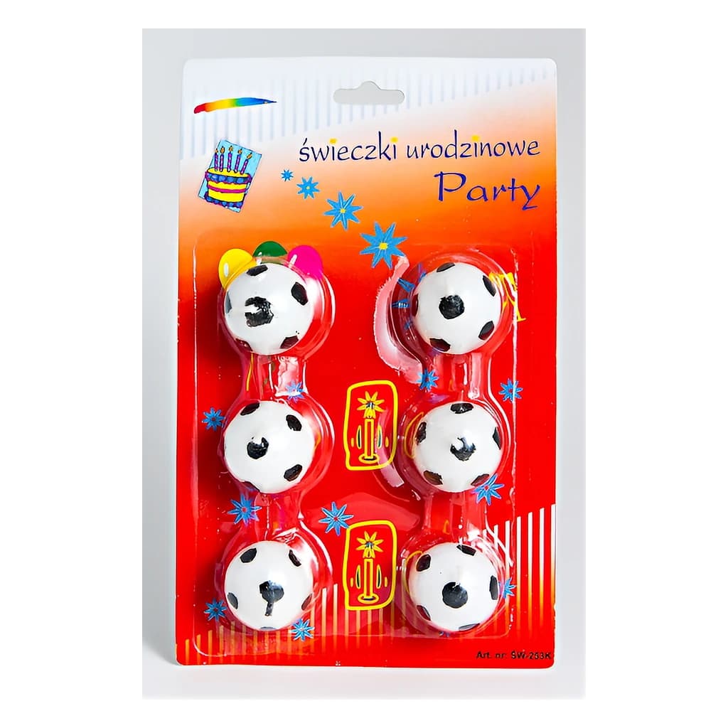 Birthday Candles Football