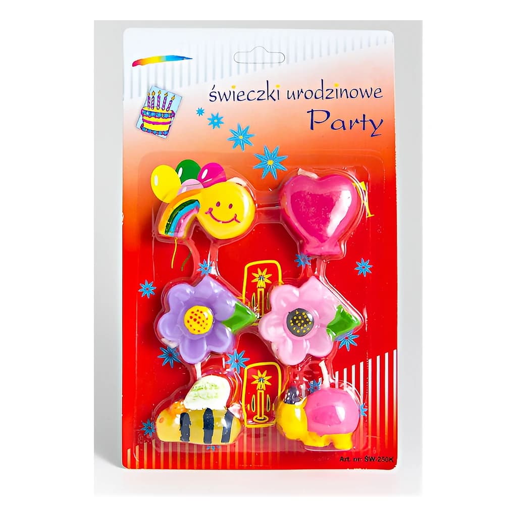 Birthday Candles Mix (6 pc)