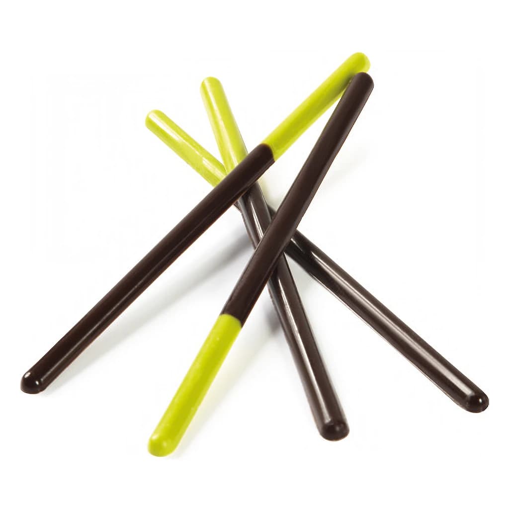 Choc Decor. Pick-Up Sticks Lime 135 mm (228 pc)