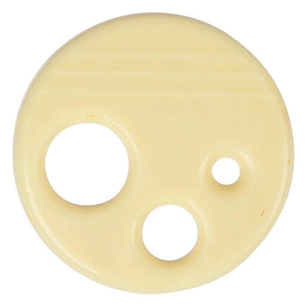 Choc. Decor. Embossed RUEDA II White 50 mm (16 pc)