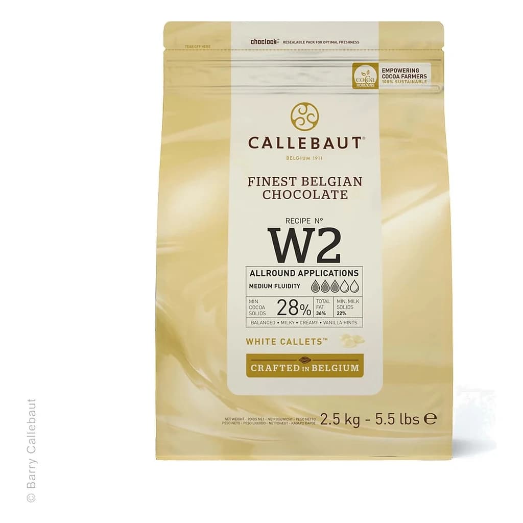 CALLE Chocolate White 28% SICAO 2.5 kg