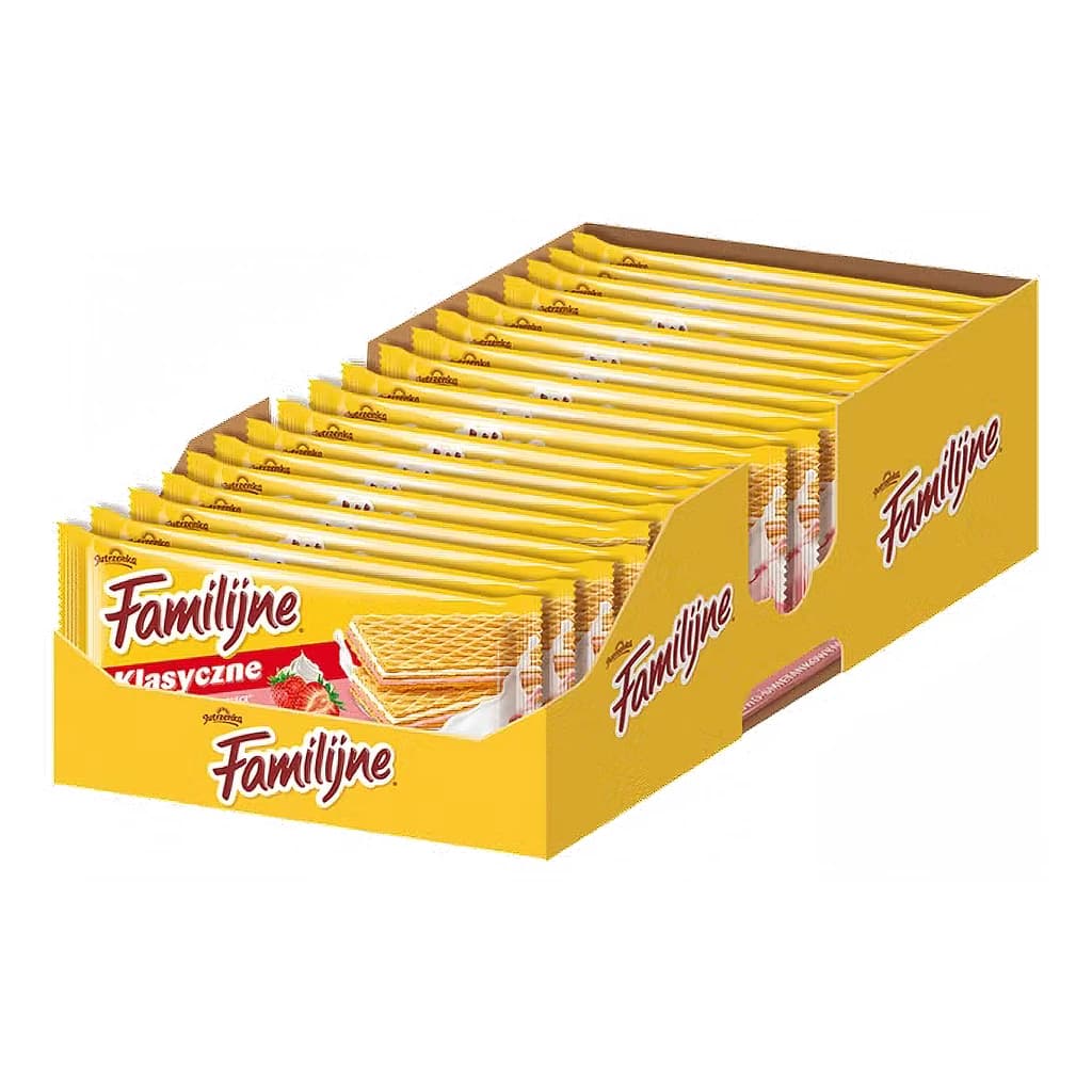 Family Strawberry & Cream Wafers 180 g
