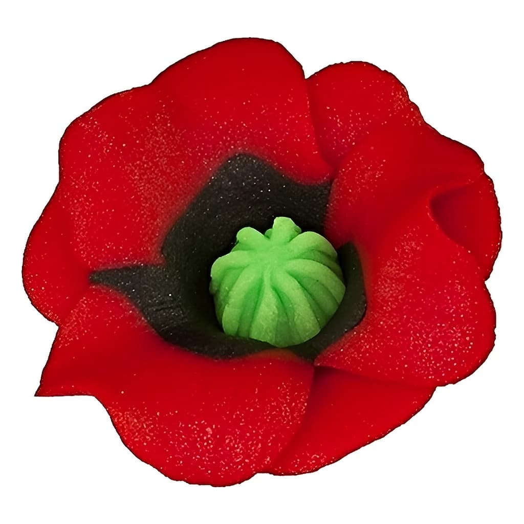 Poppy 037m Red 5 cm (12 pc)