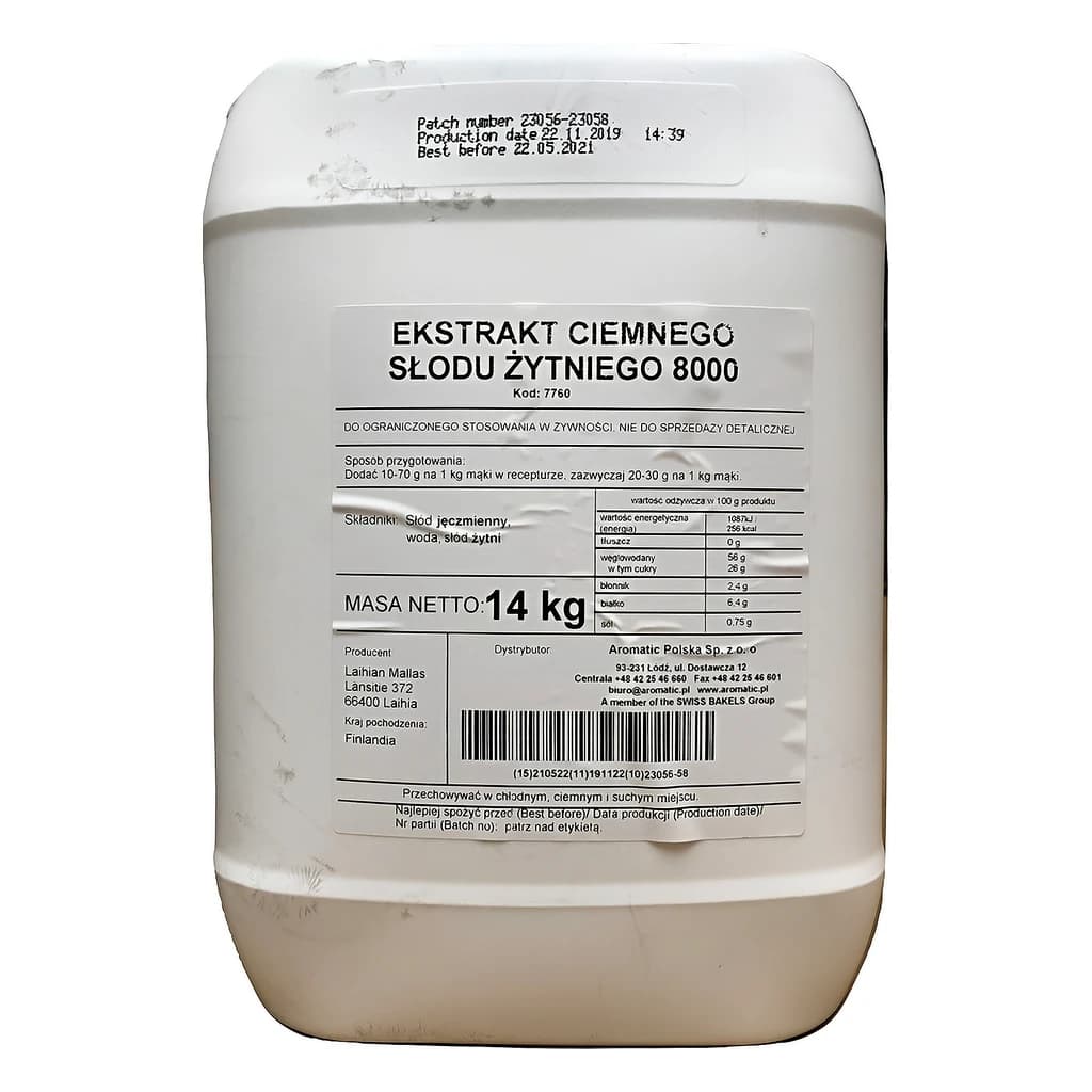 Rye Malt Extract 14 kg