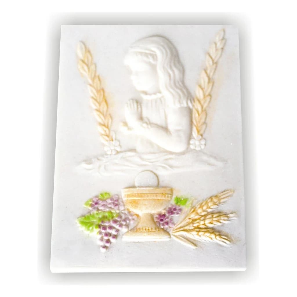 Communion Tablet with Girl 8302