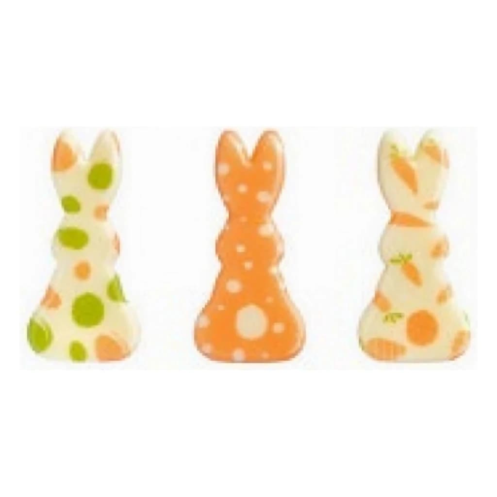Choc. Decor. Bunnies set 20 x 43 mm (135 pc)