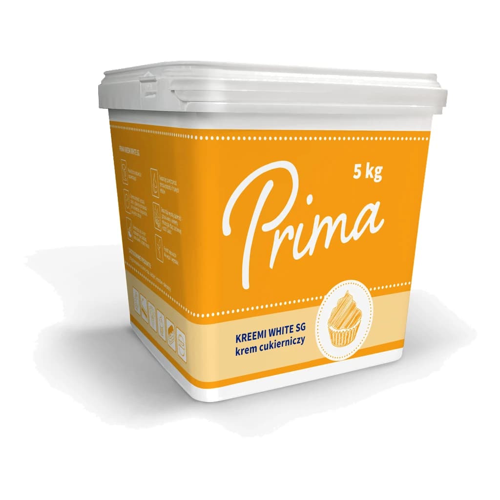 Prima Kreemi White Fat-Based Pastry Cream 5 kg