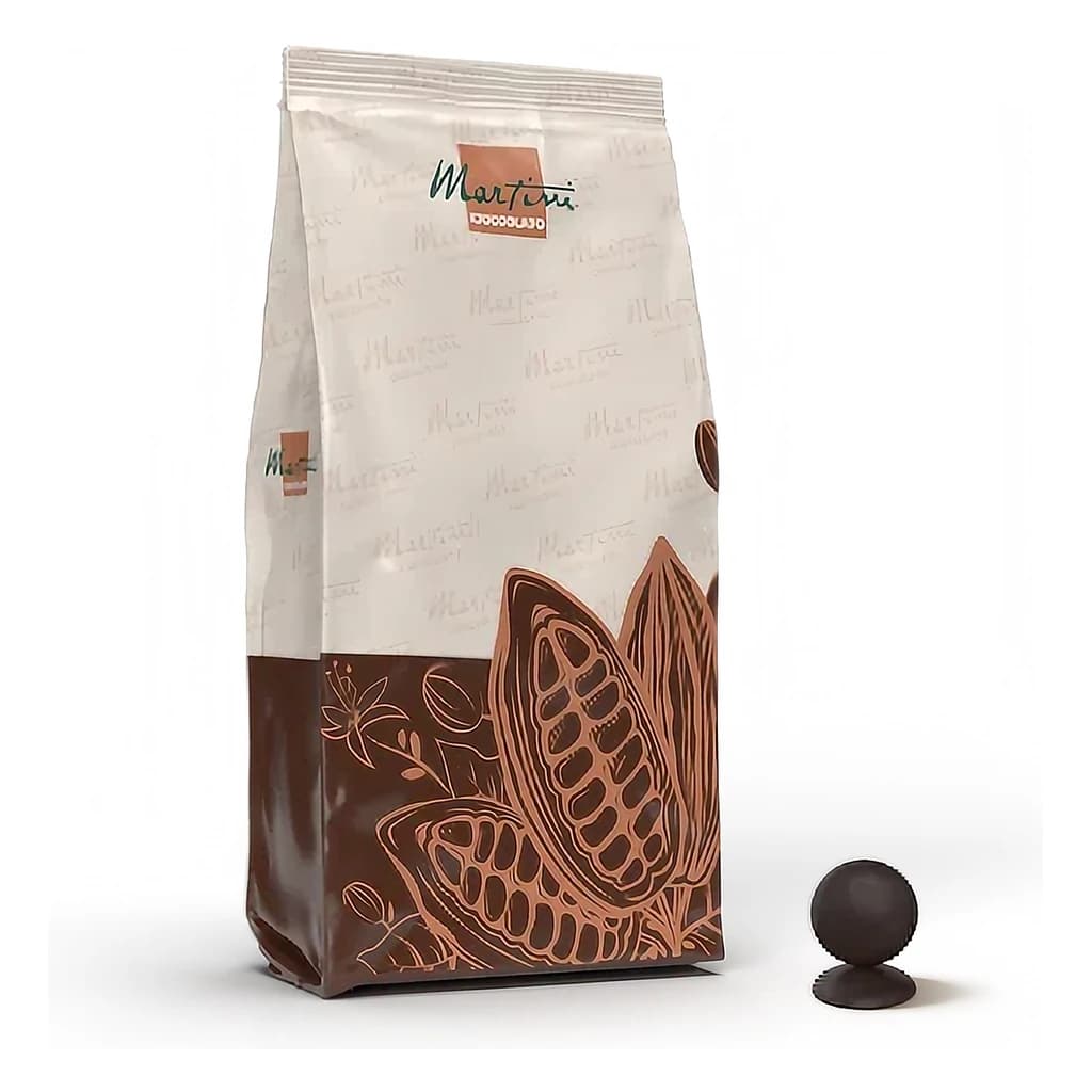 Dark chocolate 54 % Ariba Fondente Dischi 32/34 10kg