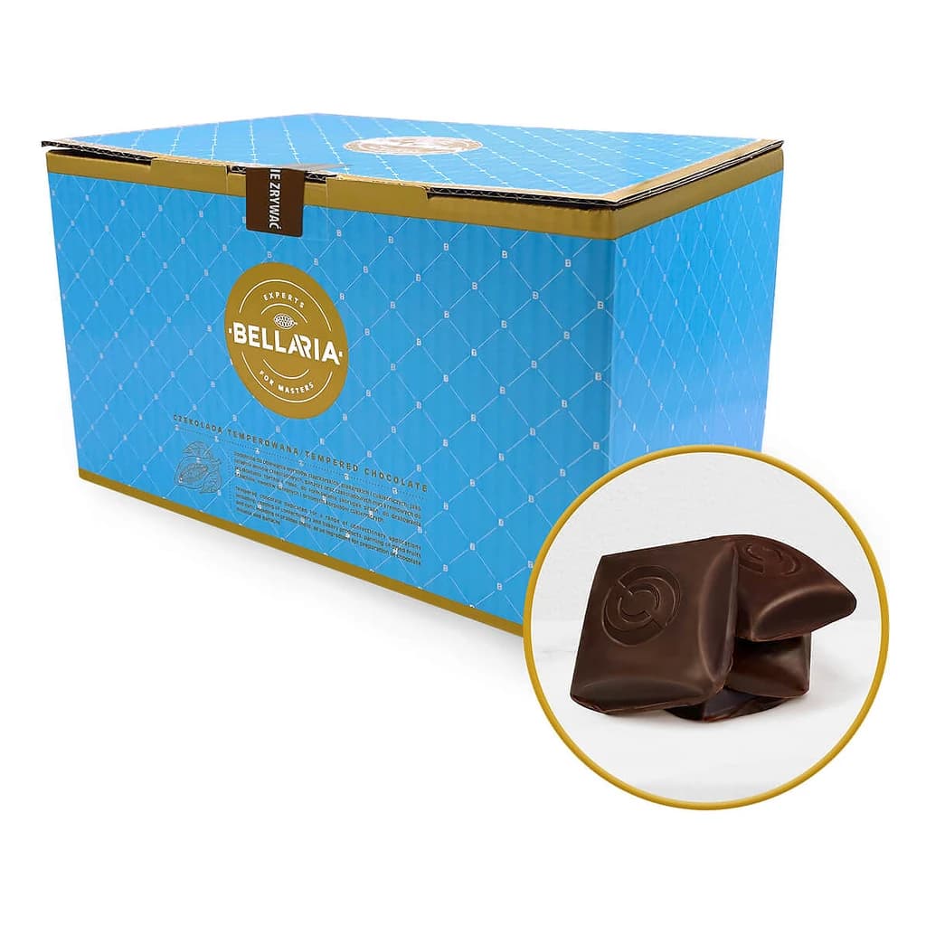 Dark Couverture Chocolate 56.5% Cubes 4 kg