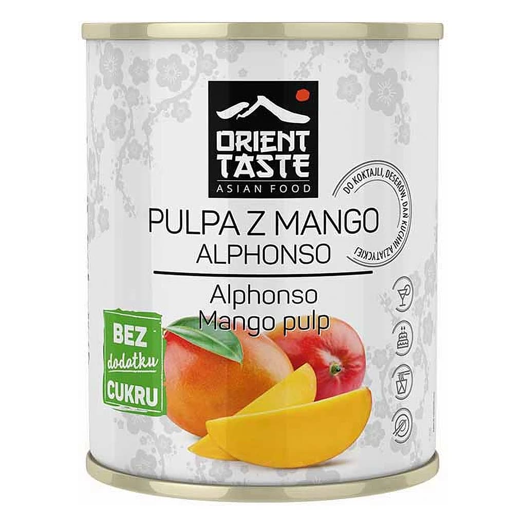 Natural Alphonso Mango Pulp 3100 ml (6 x 500 ml)
