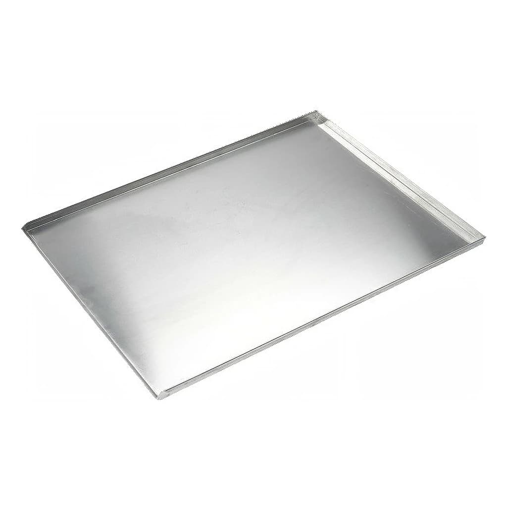 Perforated aluminium baking sheet 78x58x2.3 cm 3-rim
