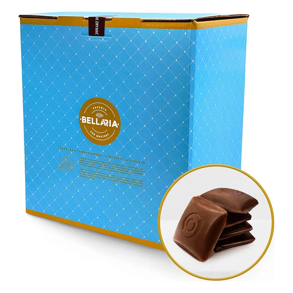 Milk Couverture Chocolate 34% Cubes 10 kg