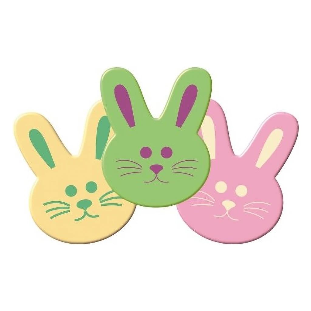 Chocolate Rabbit Decorations 32x25 mm mixed colors 140 pcs