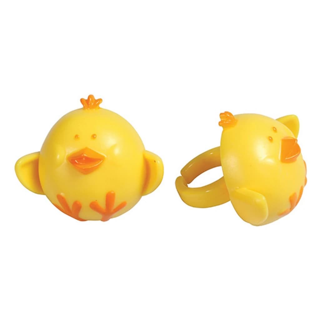 Ring Chick Yellow Bulk 40 mm 144 pc