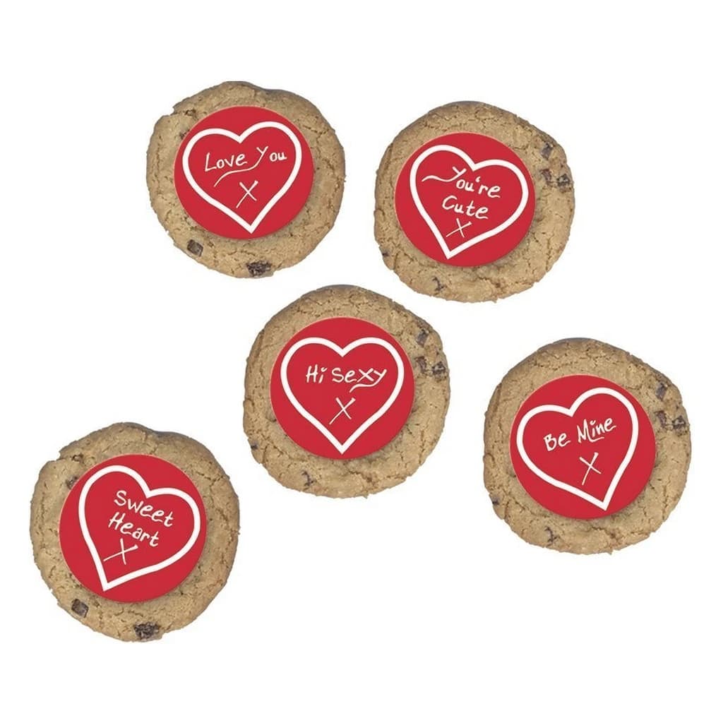 SugarDec Valentine Greetings Round 50 mm (200 pc)