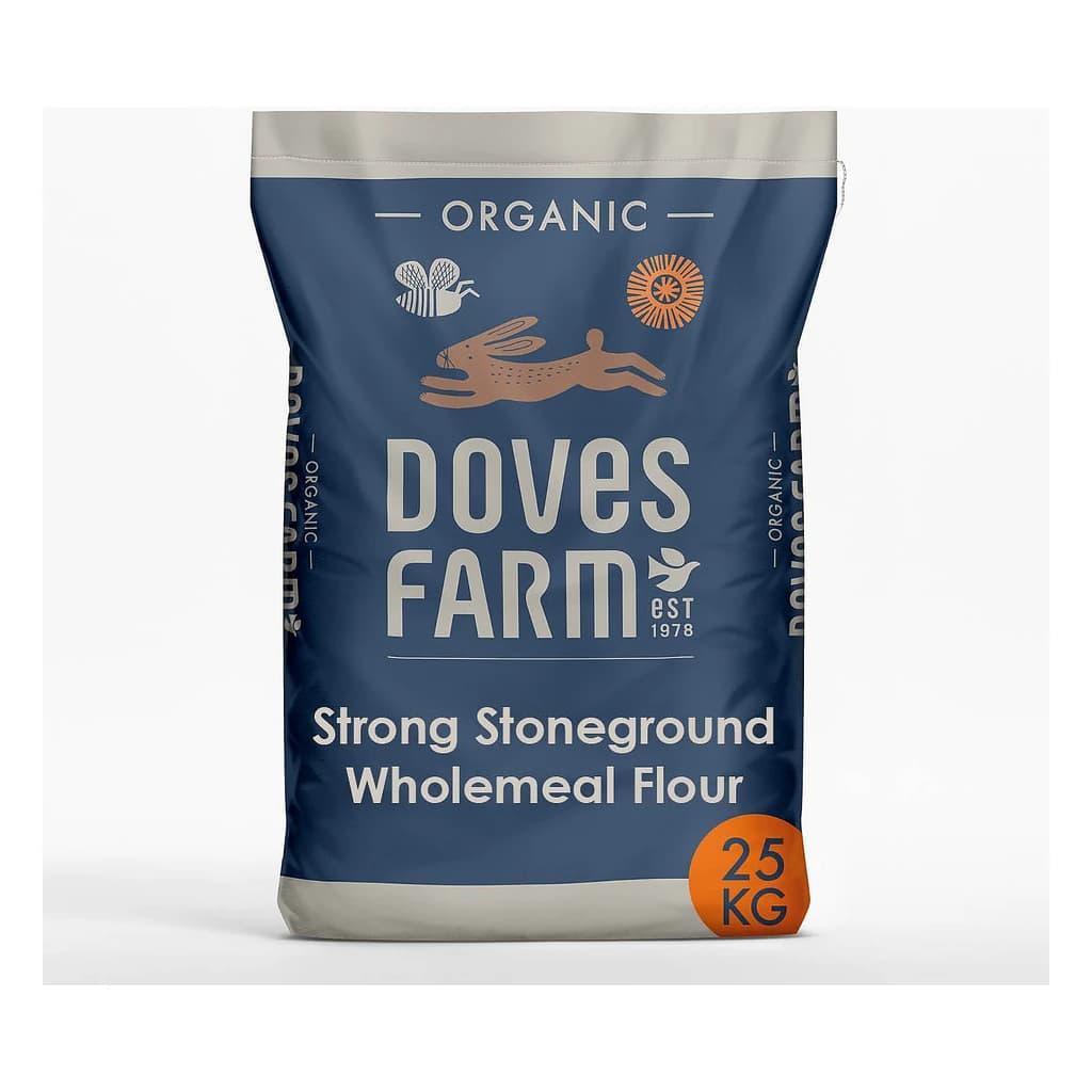 Organic Strong Wholemeal Flour Stoneground 25 kg