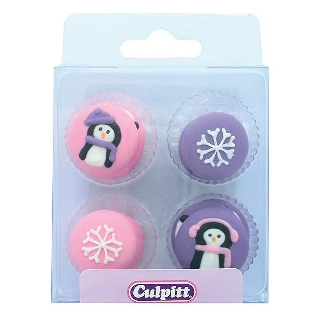 SugarDec Piping Snowflake & Pequin 25 mm