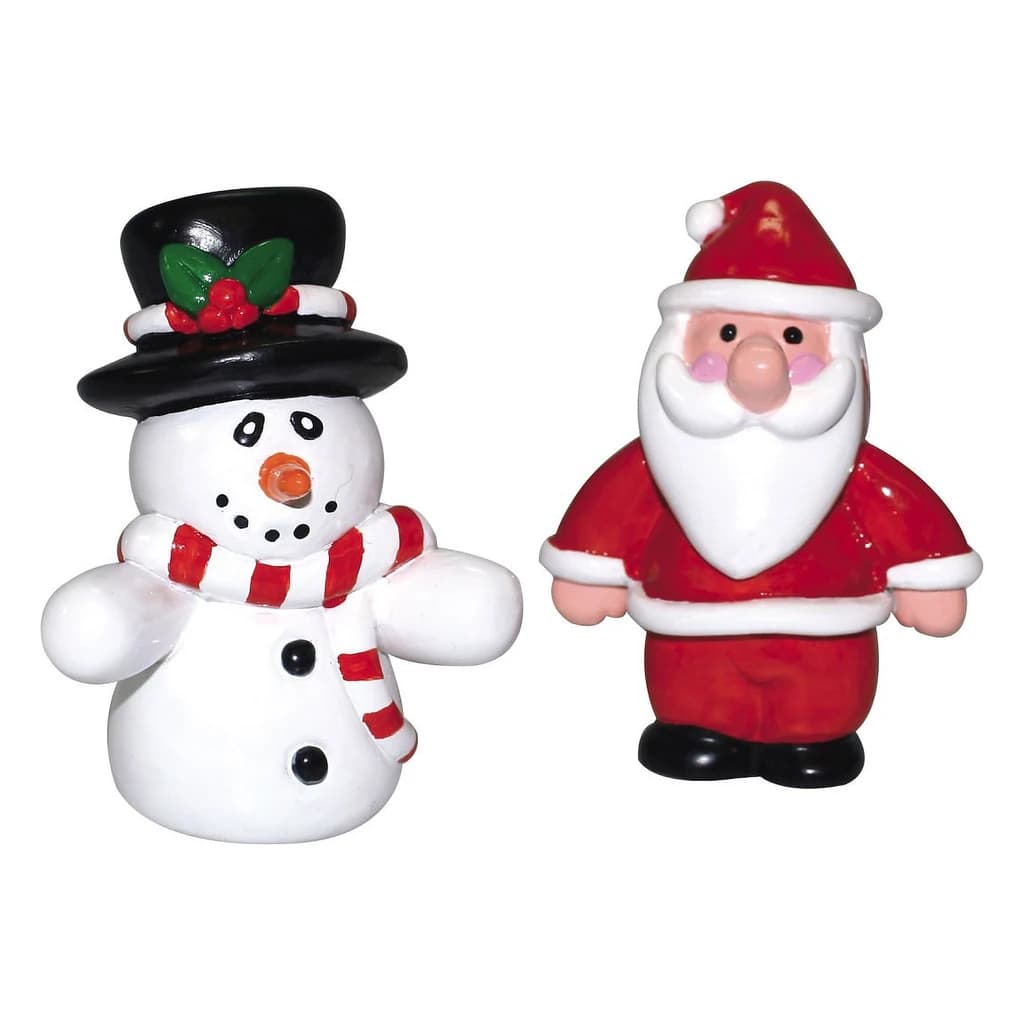 Figurine Snowman/Santa Bulk 50 mm 50 pc