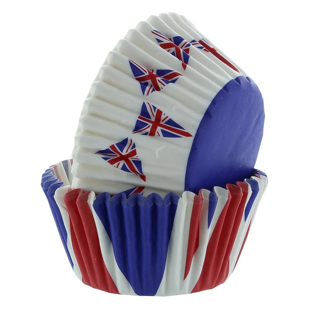 Baking Case Union Jack 48x32 mm (50 pc)